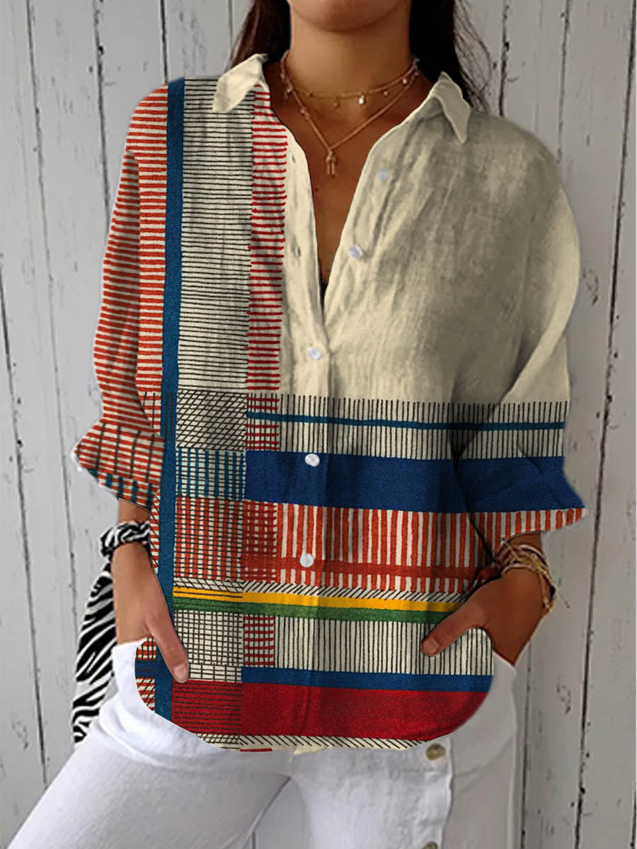 Héloïse | Modern Graphic Blouse