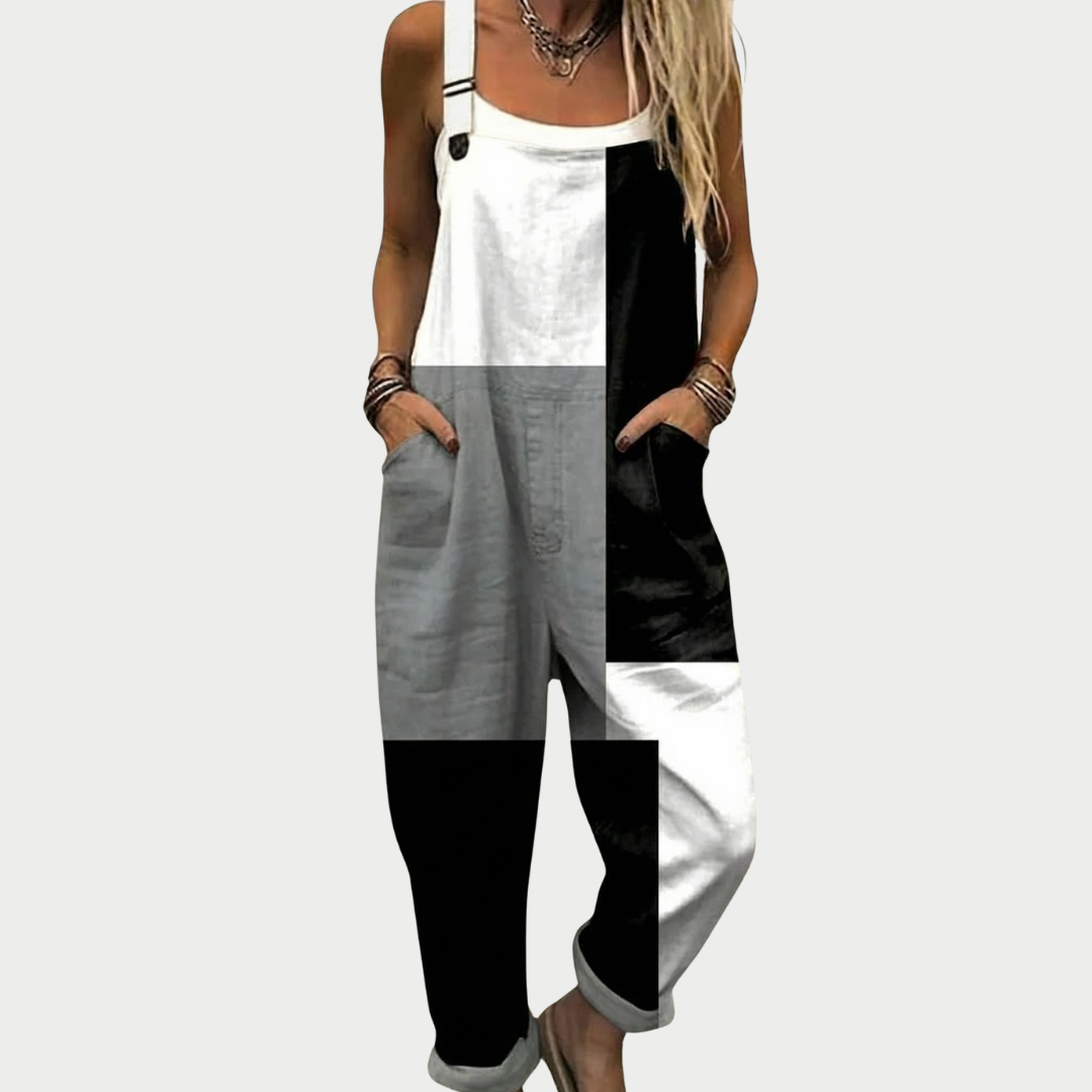 Comfortable Printed Strap Pants