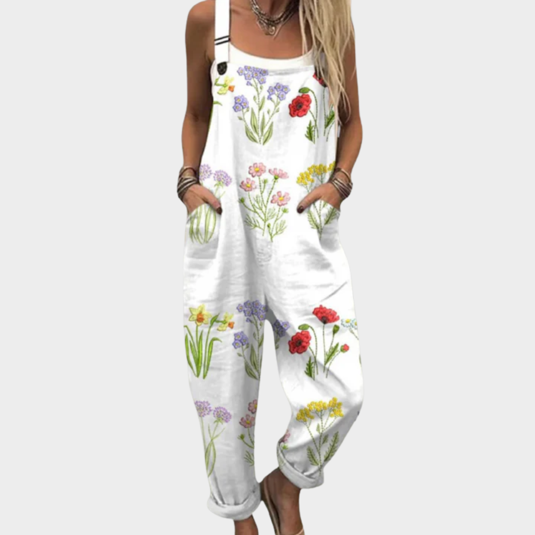Printed and Comfortable Overalls