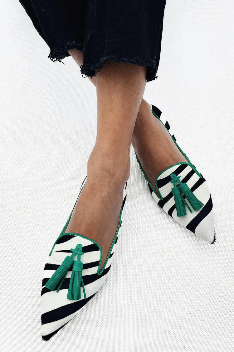 Zoé | Striped Loafers