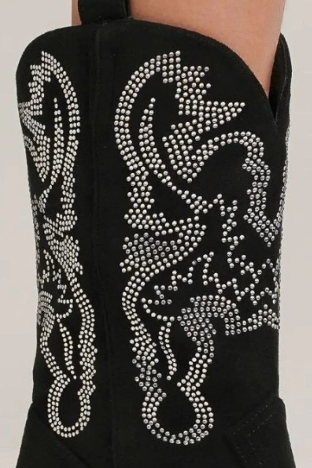 Women's Pointed Toe Boots with Crystal Details – Luna Cruz