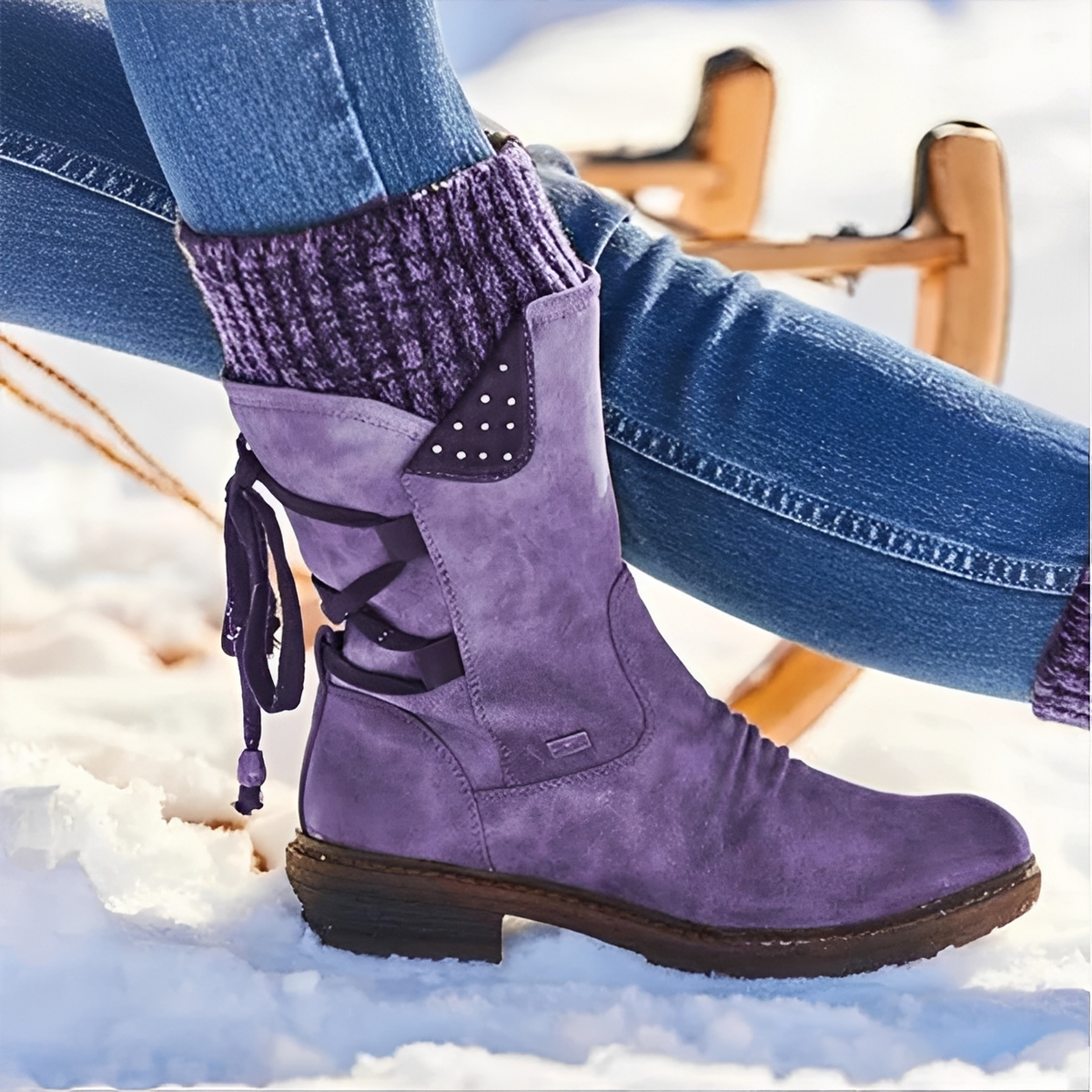 Warm Winter Boots Interior Lining for Women | Iris