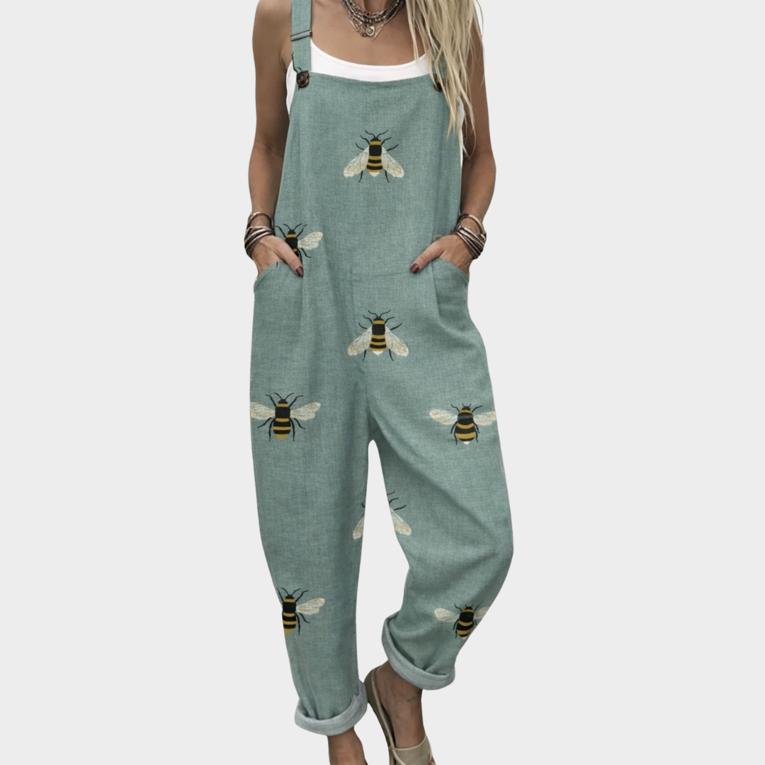 Printed and Comfortable Overalls