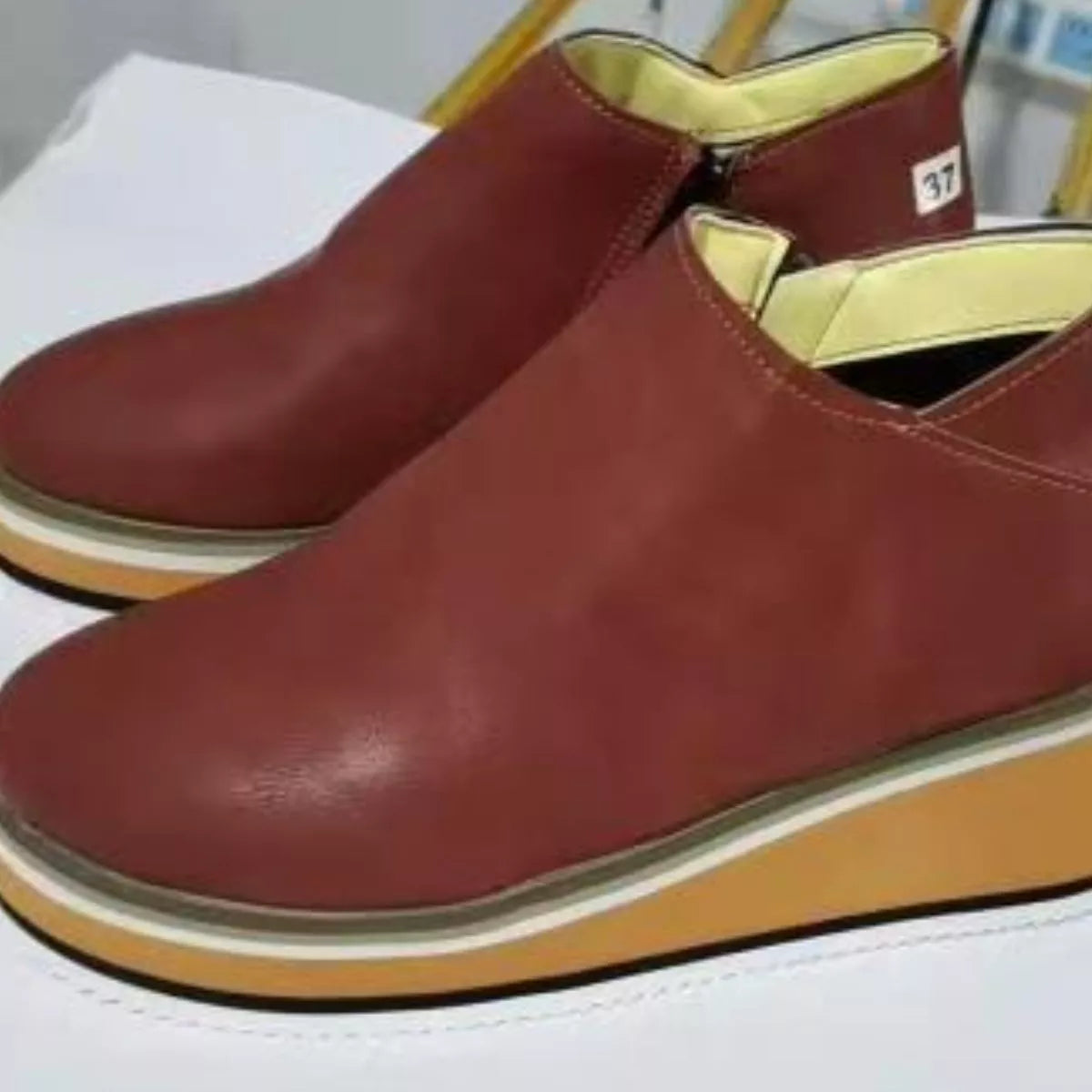 Botines Mujer Cuña Botas Tobilleras Plataforma Cómodas Otoño Invierno
