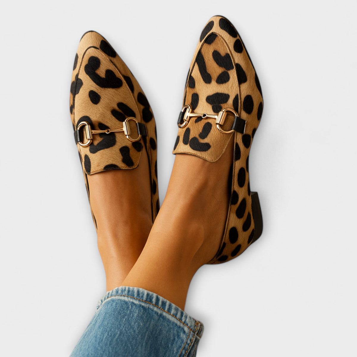 Azélie | Leopard Loafers