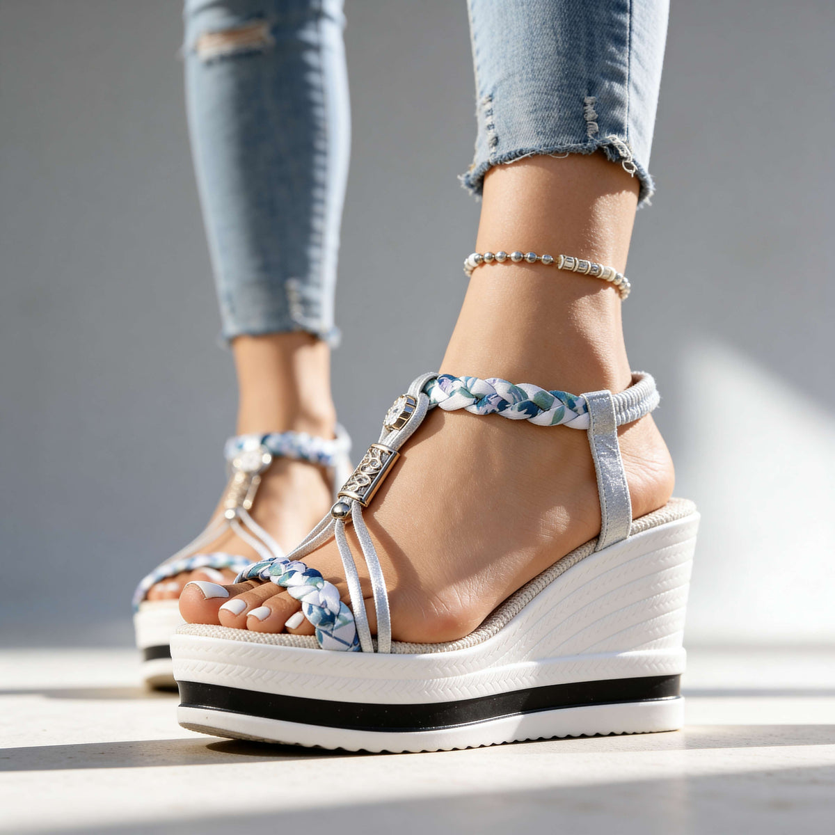 Adelina | Women's Orthopedic Charm Wedges