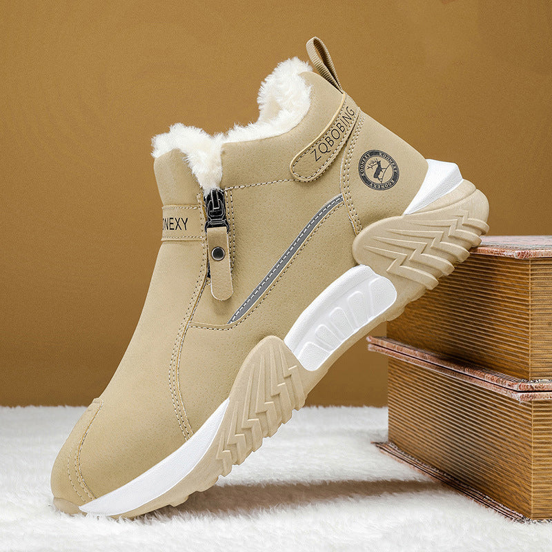 Leif | Men's Fleece-Lined Leather Winter Boots