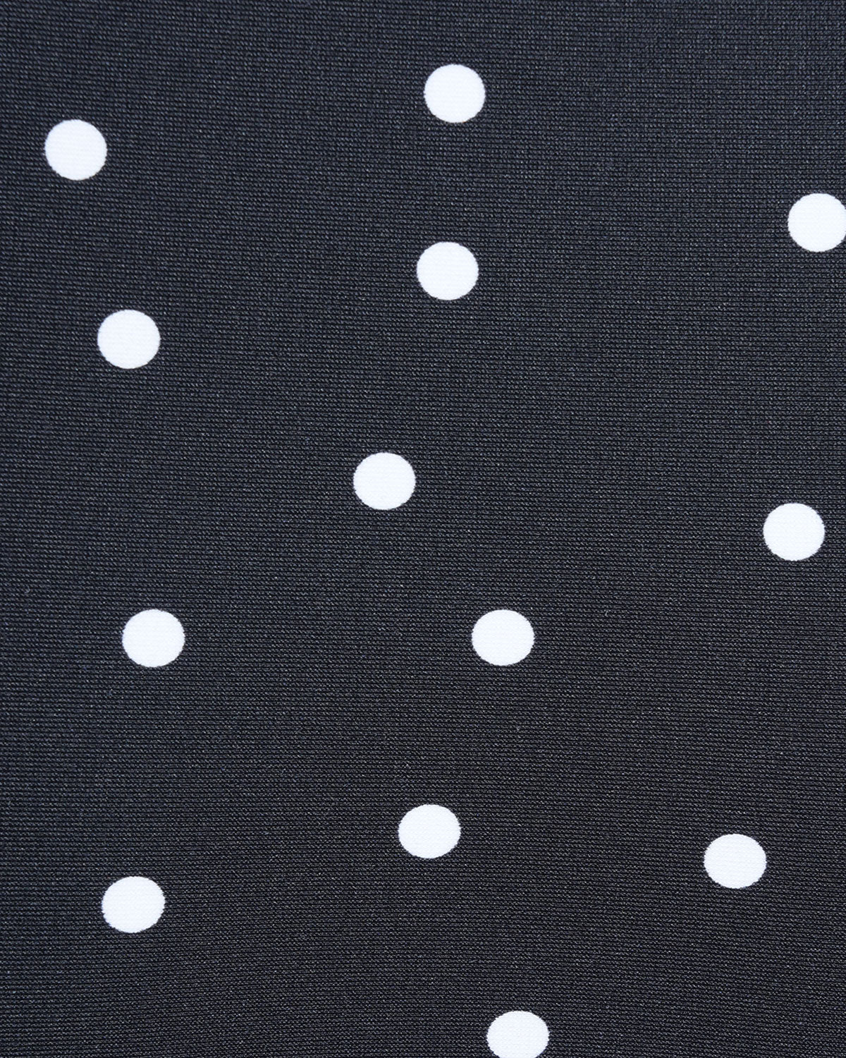 Bandeau Bikini Set with Black Polka Dots