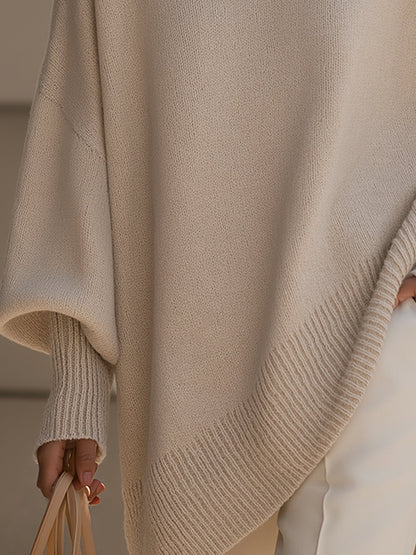 NATALIE – ASYMMETRICAL COZY OVERSIZED SWEATER