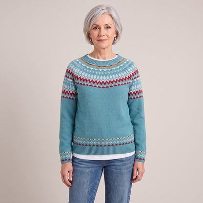 Cordelia™ — Nordic Fair Isle Sweater