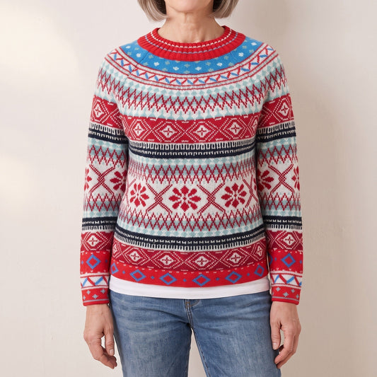 Matilda™ — Nordic Snowflake Sweater