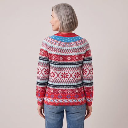 Matilda™ — Nordic Snowflake Sweater