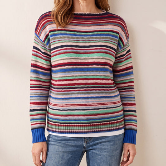 Rosemary™ — Striped Knit Sweater