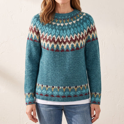 Loretta™ — Icelandic Knit Sweater