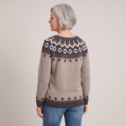 Bernadette™ — Nordic Knit Jumper