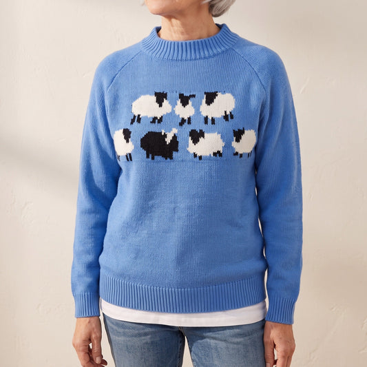 Adelaide™ — Sheep Motif Sweater