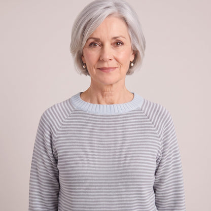 Sylvia™ — Striped Knit Sweater