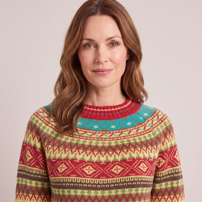Naomi™ — Nordic Snowflake Sweater