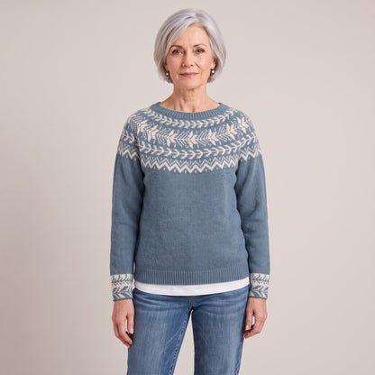 Odette™ — Nordic Knit Jumper