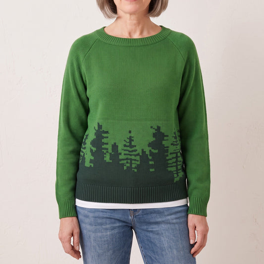 Bernice™ — Forest Knit Sweater