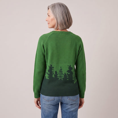 Bernice™ — Forest Knit Sweater