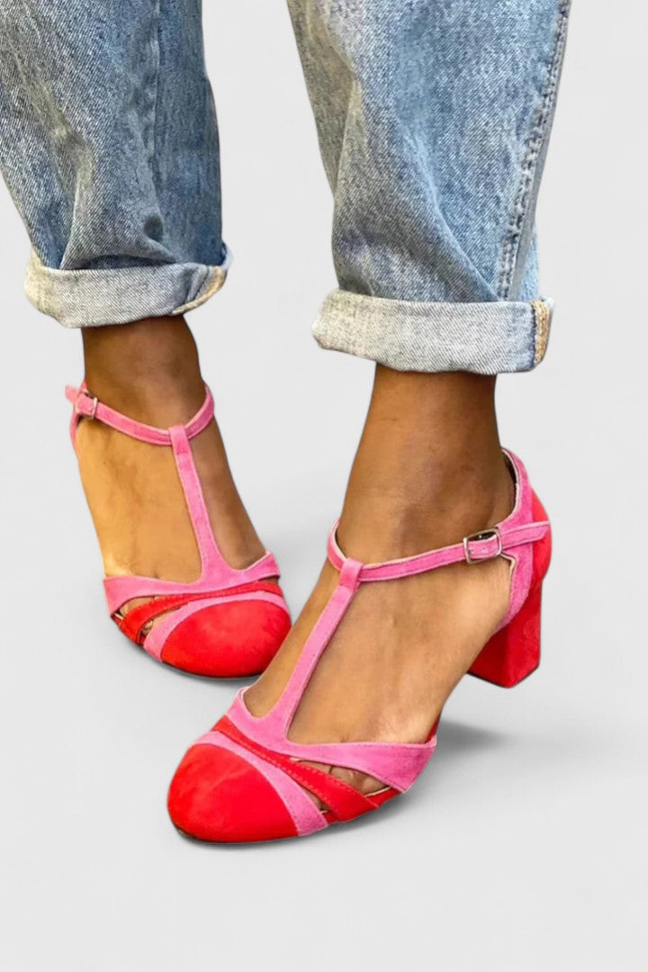 Lola | Colorblock Heels