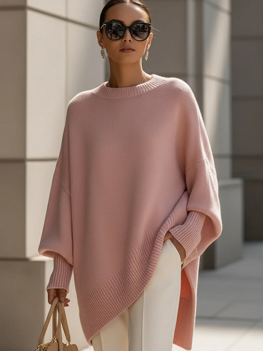 AVA – ASYMMETRIC OVERSIZED SWEATER