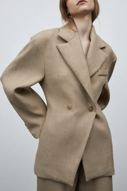 Lapel Relaxed Fit Blazer