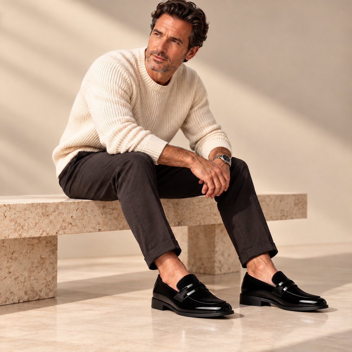 Caruso Velvet Lounge Loafers