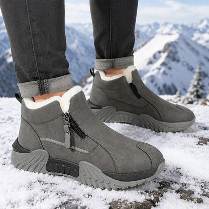 Leif | Men's Fleece-Lined Leather Winter Boots