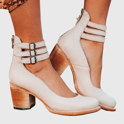 Séverine | Multi-Buckle Heels