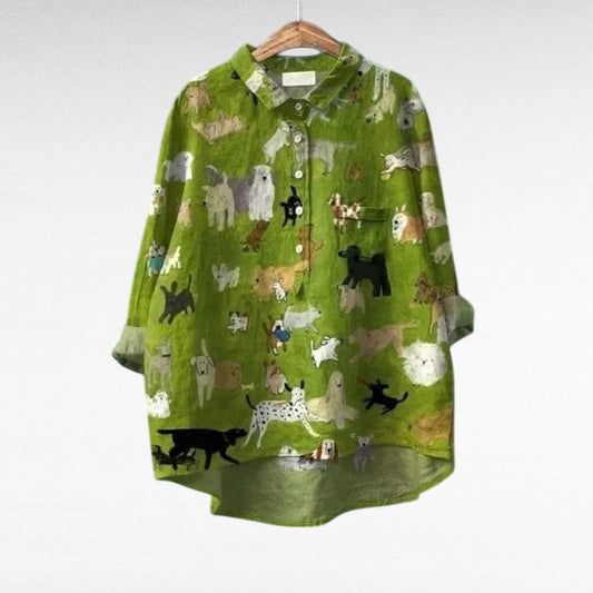 Cécile | Animal Playful Blouse