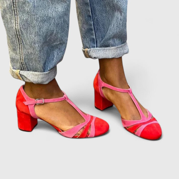 Lola | Colorblock Heels