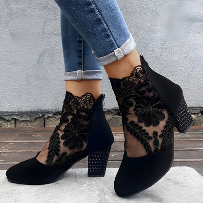 Isabelle | Lace Heels