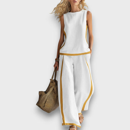 AURENE | TWO-PIECE LINEN SET