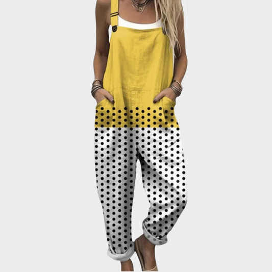 Comfortable Printed Strap Pants