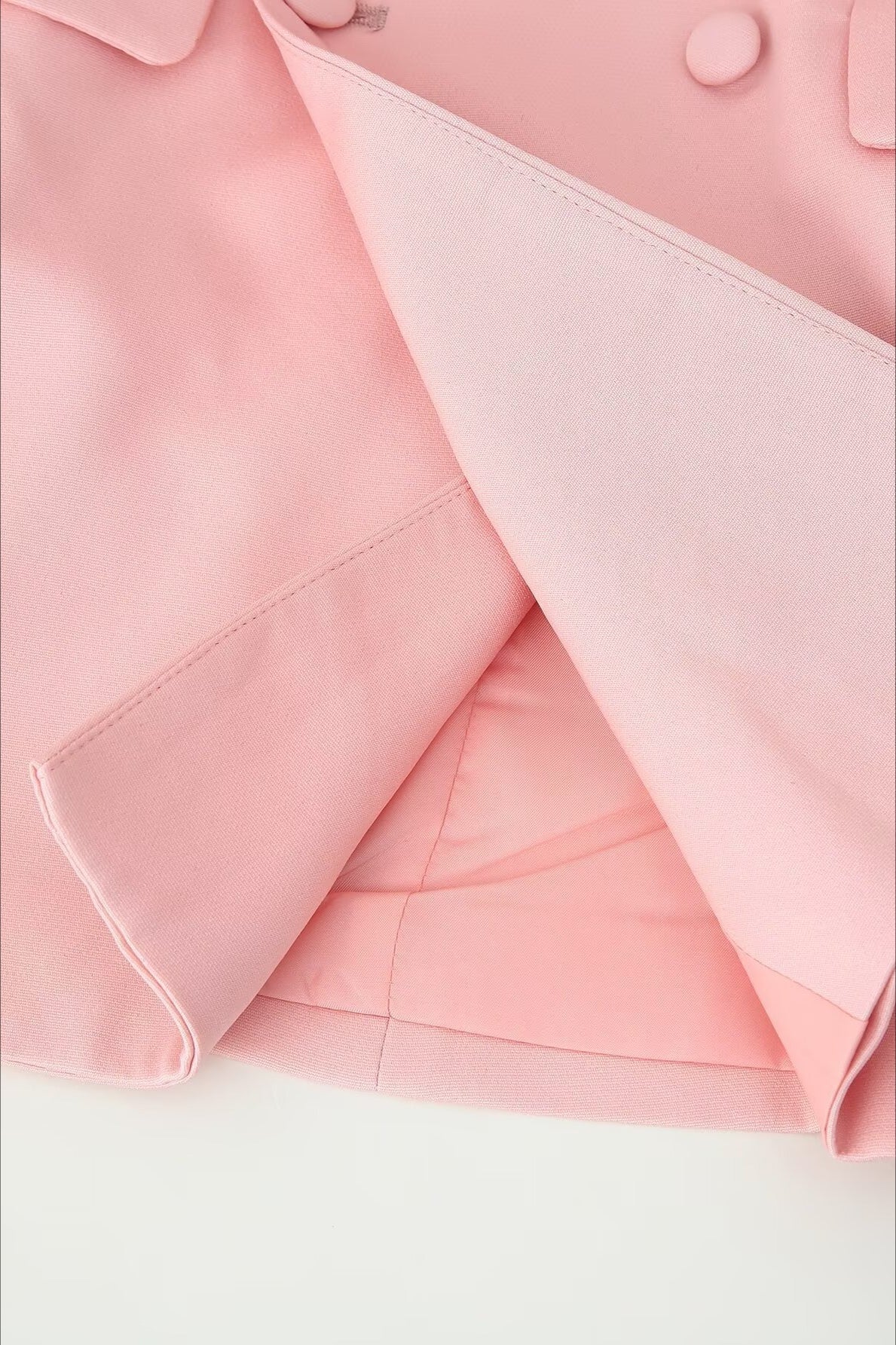 Pink Buttoned Blazer