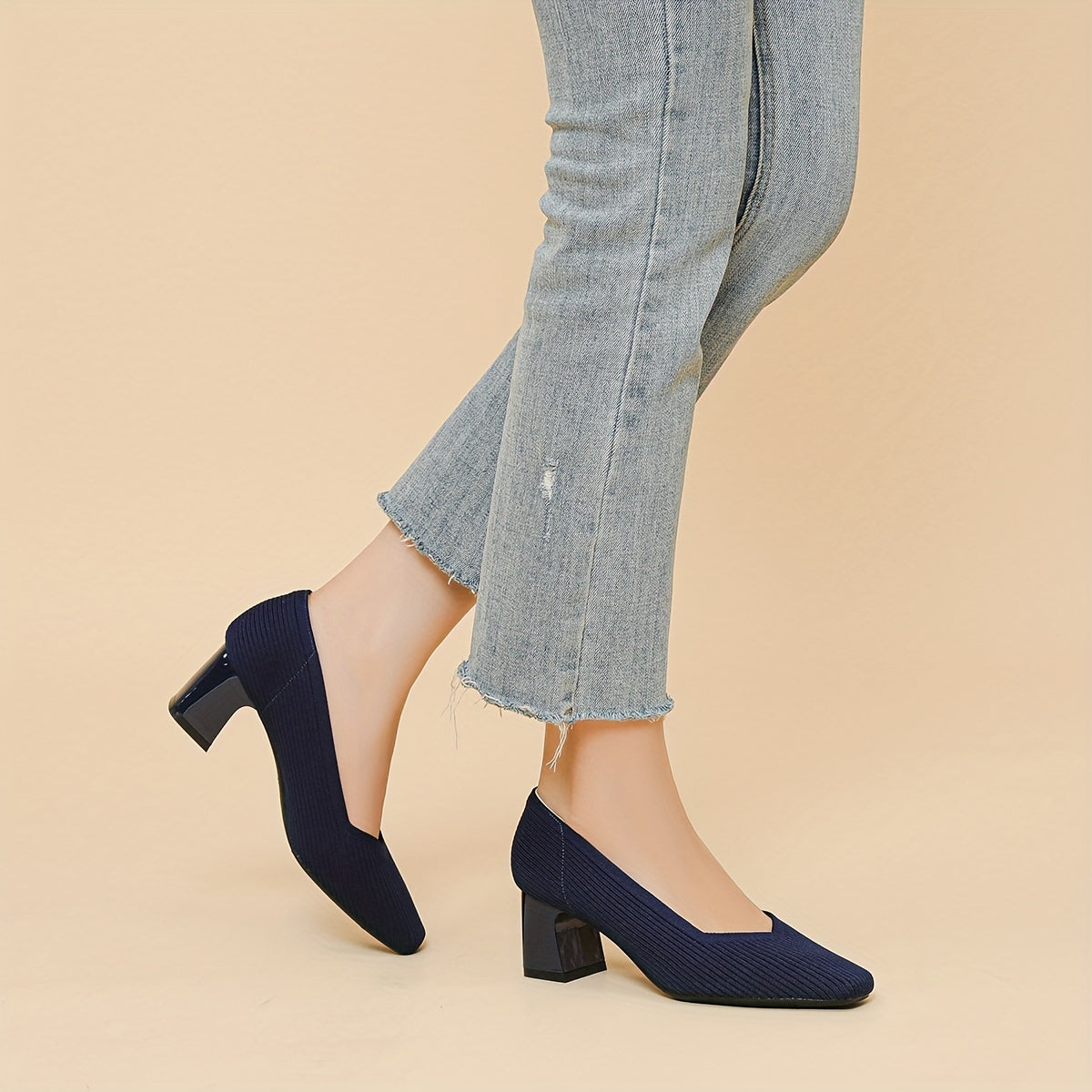 Elise | Textured Heels