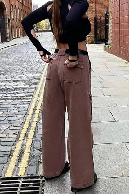 High Waist Loose Denim Jeans