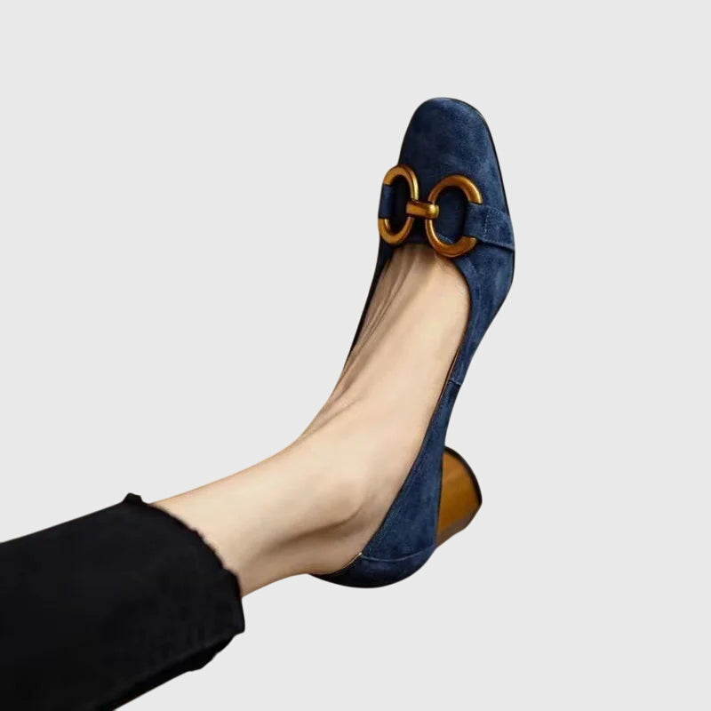 Justine | Chic Heeled Loafers