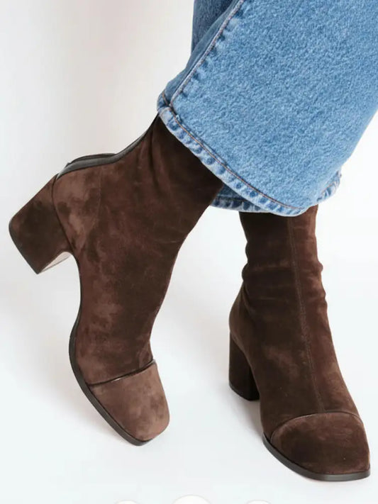 Stable Heel Ankle Boots | Alvea