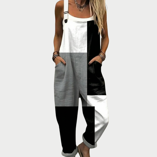 Comfortable Printed Strap Pants