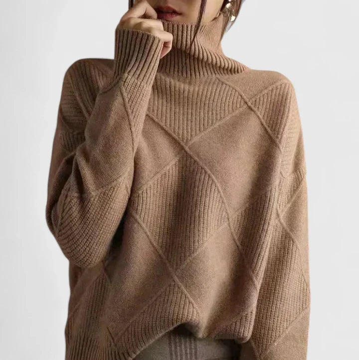 WILMA – COZY TURTLENECK KNIT SWEATER