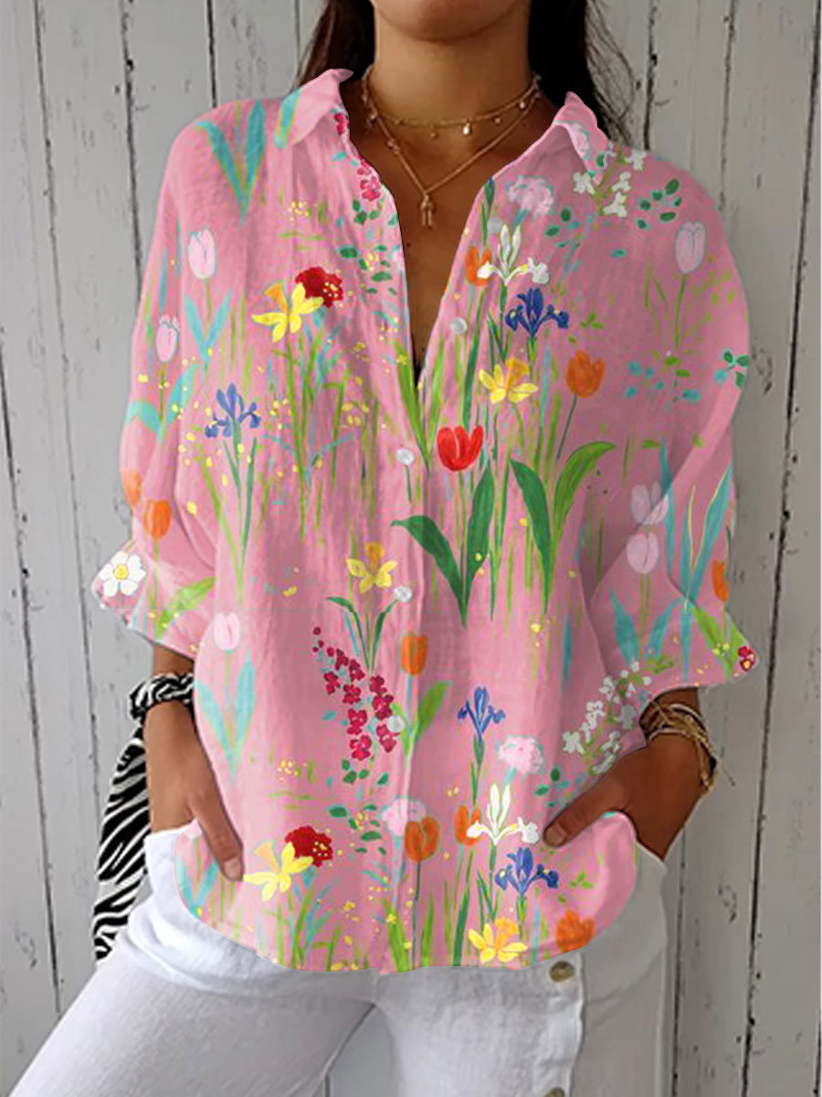 Victoire | Delicate Floral Blouse