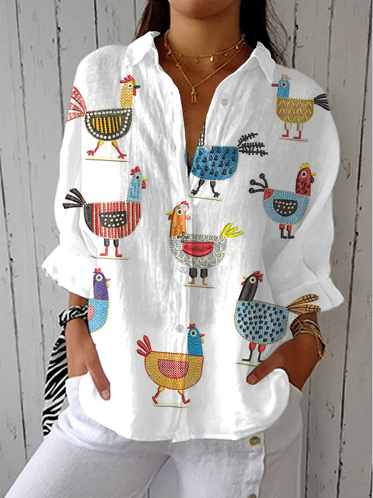 Maëlys | Playful Patterns Blouse