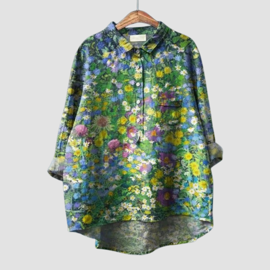 Blandine | Luminous Floral Blouse