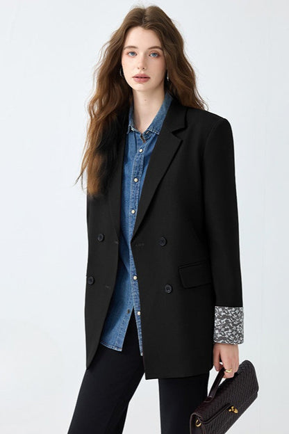 Elegant Mid-Length Office Blazer
