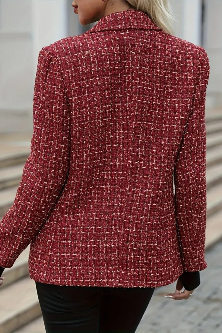 Double-Breasted Casual Blazer
