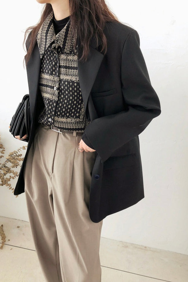 Tailored Relaxed Fit Blazer