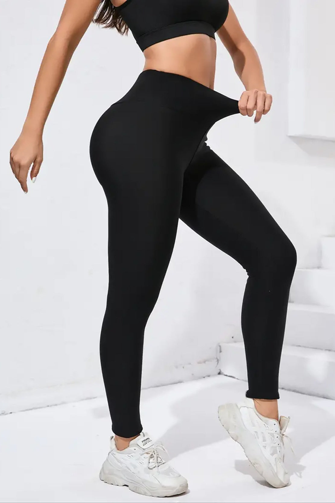 Fleece Lined Outdoor High-Waist Tummy Control Leggings